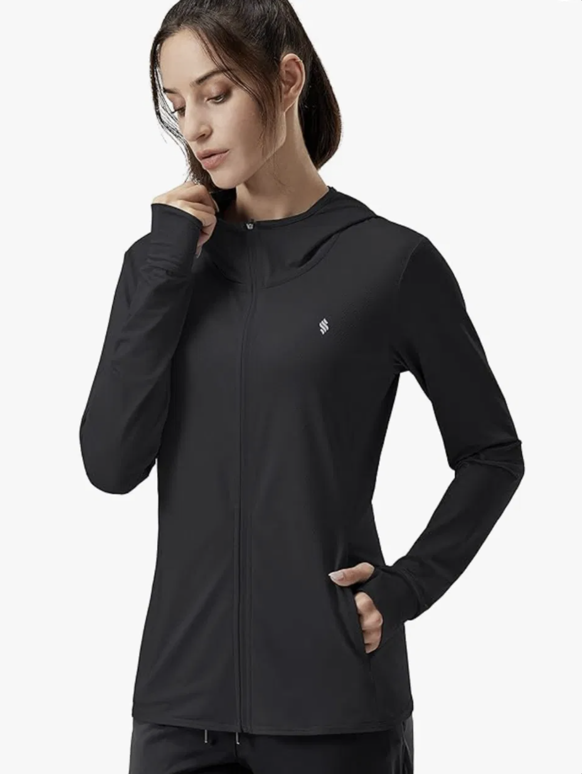 Women's UPF 50+ Sun Protection Shirt Hoodie Jacket Lightweight