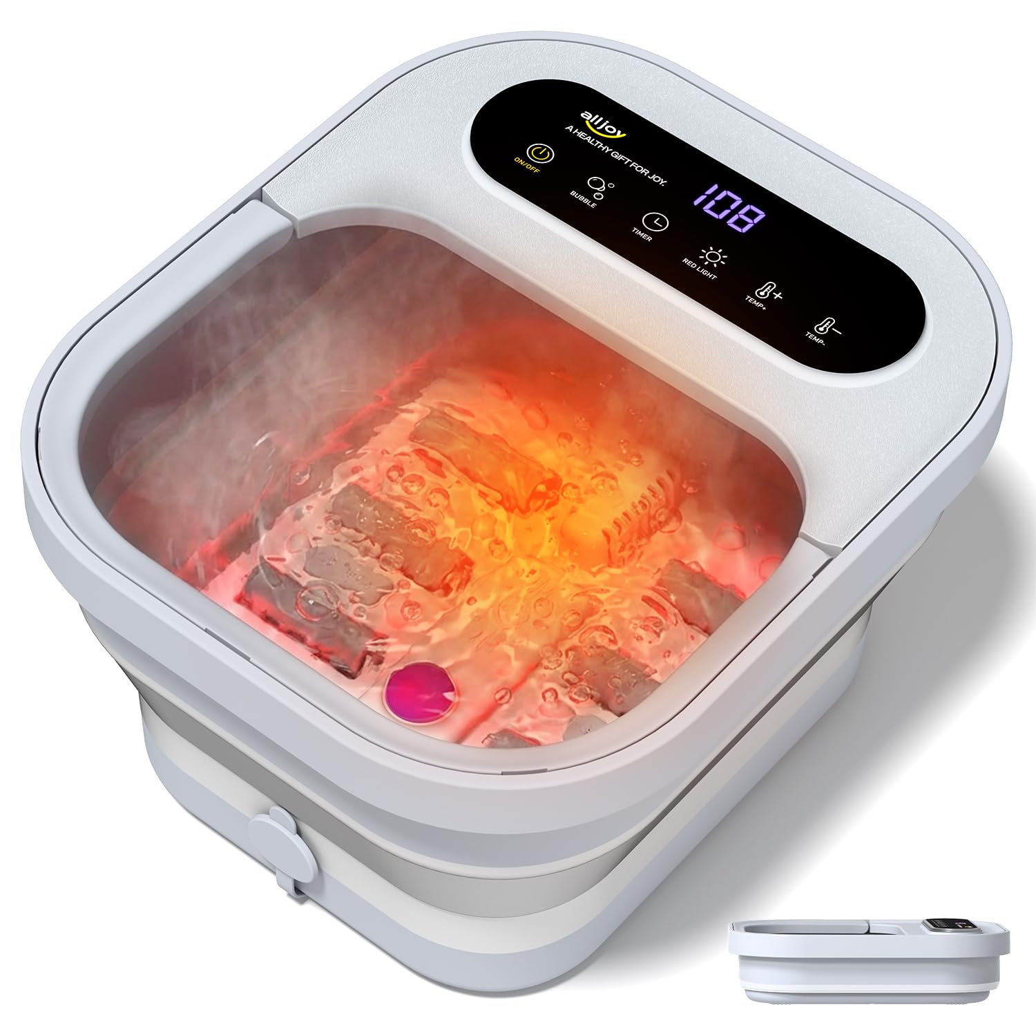 Foot Spa Bath with Heat & Bubbles